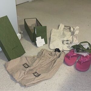 Gucci Green Embossed Box